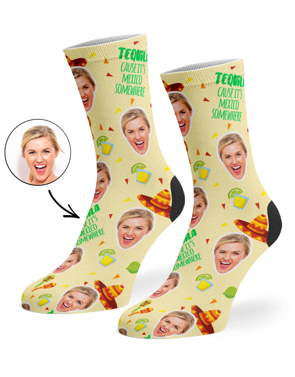 Tequila Custom Socks