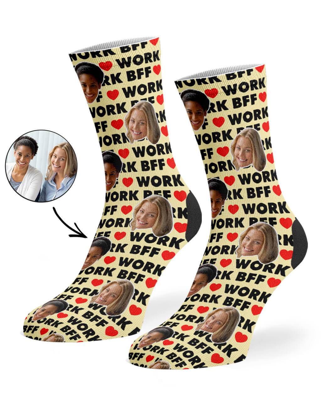 Work BFF Custom Socks
