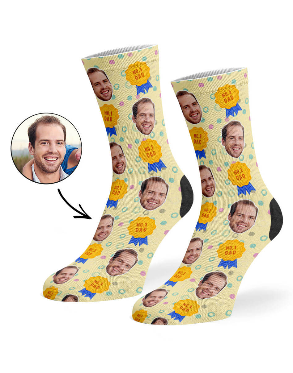 #1 Dad Custom Socks