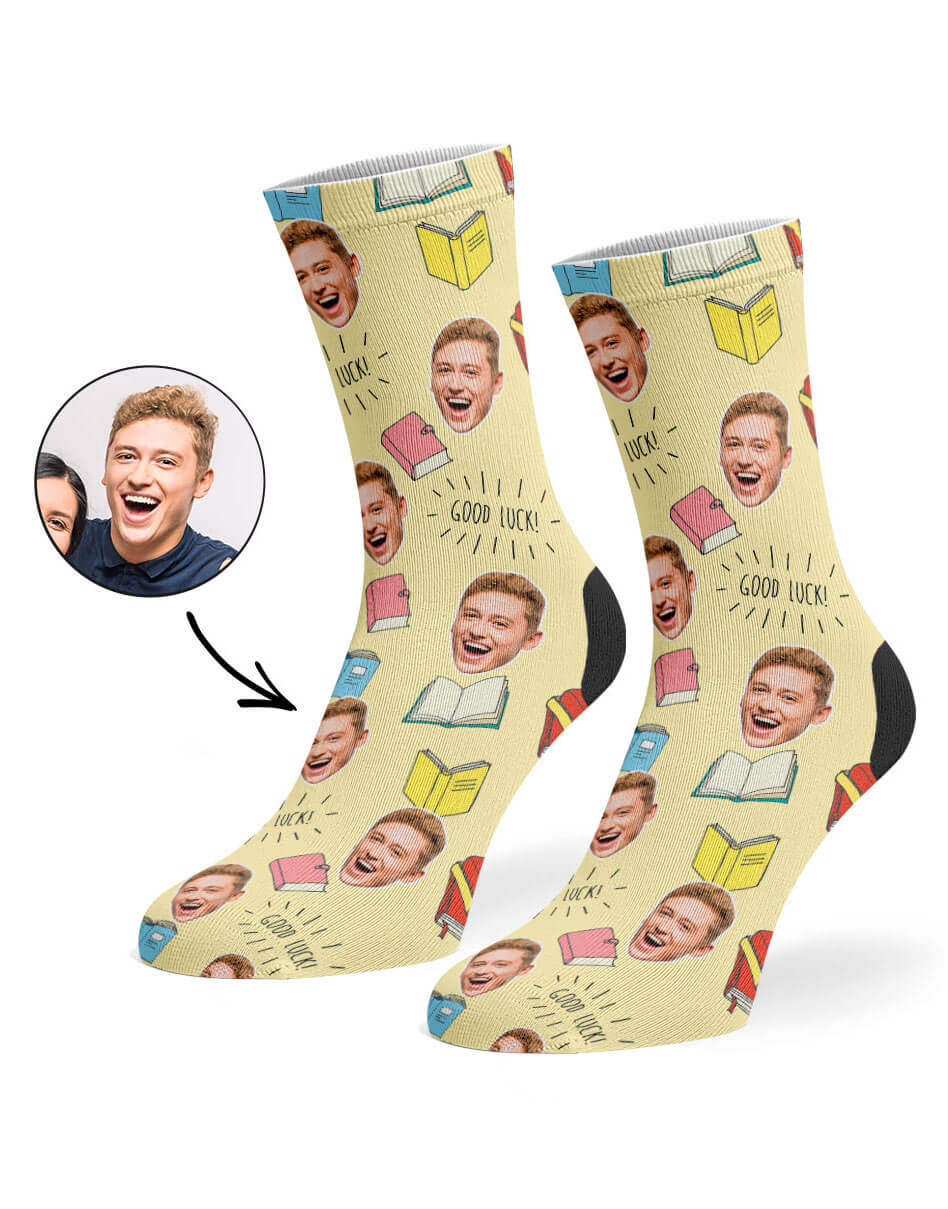 Good Luck Book Custom Socks