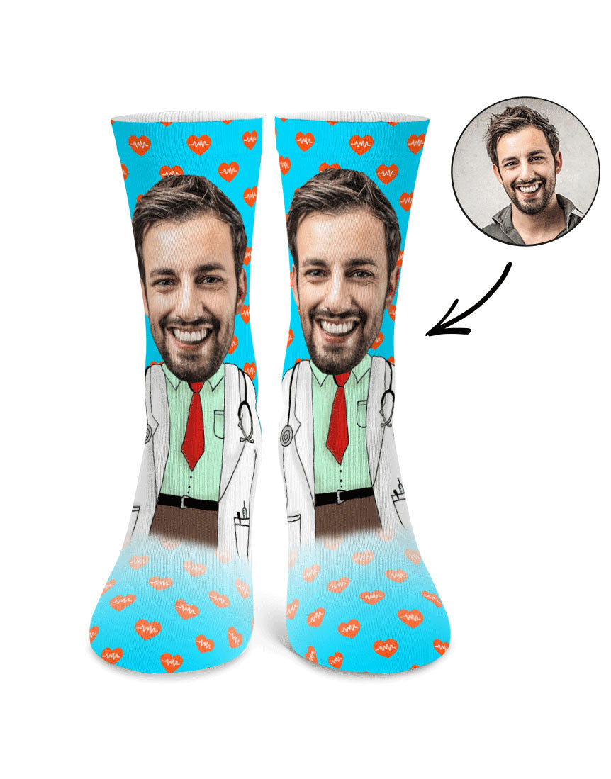 Male Doctor Me Custom Socks