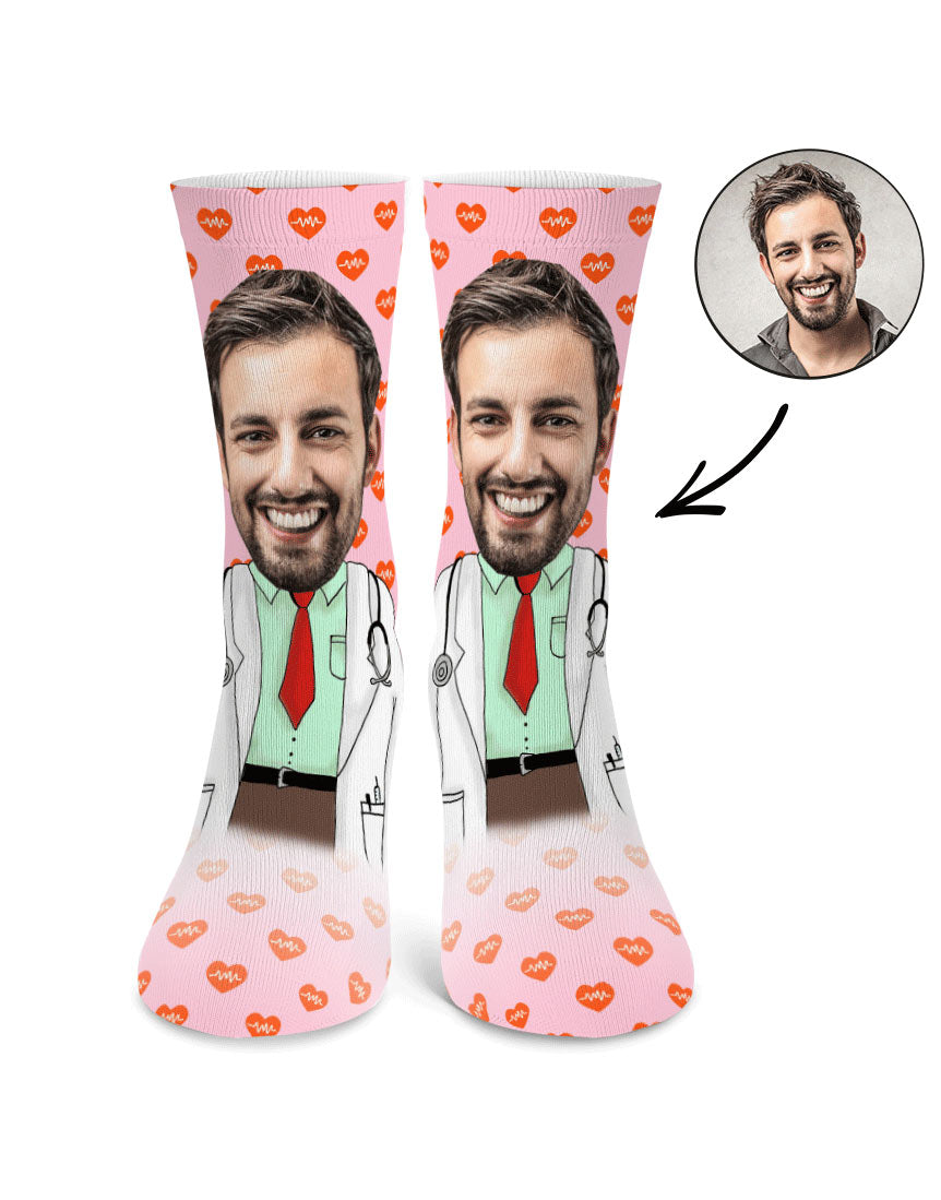 Male Doctor Me Custom Socks