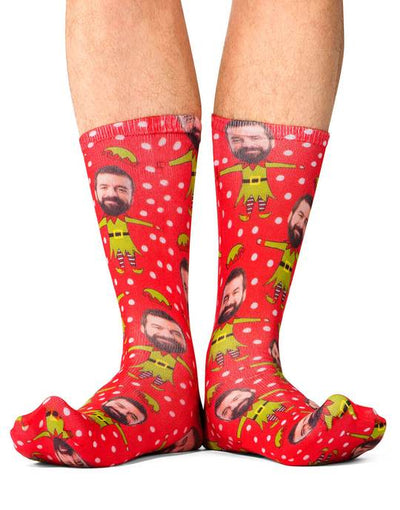 Elf Face Custom Socks