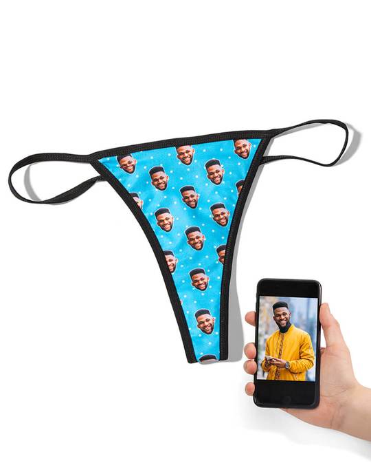 Face Stars Custom Thong