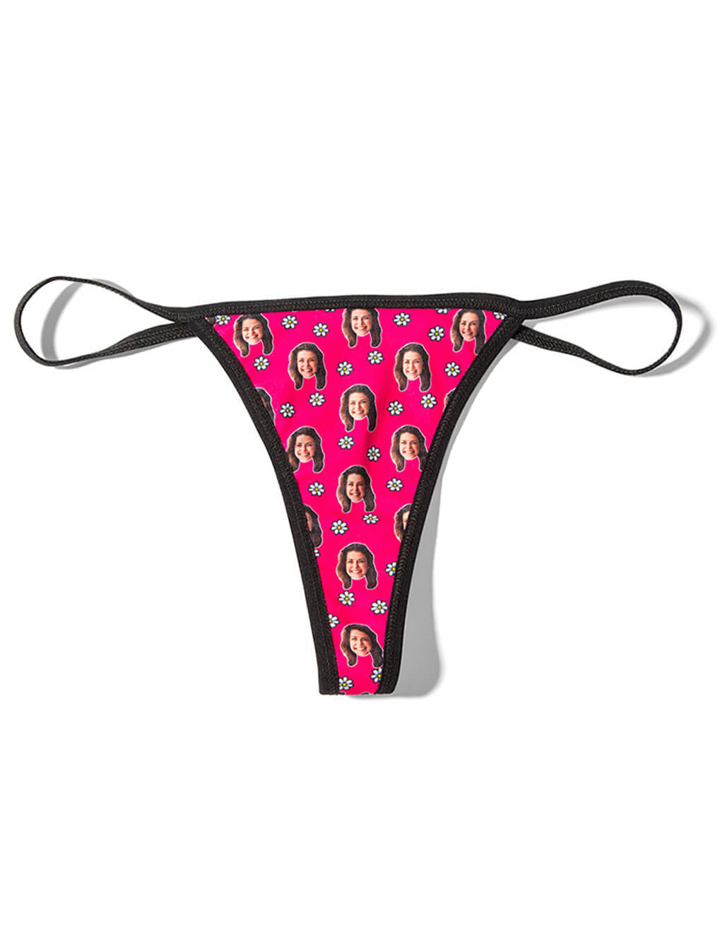 Face Daisies Custom Thong