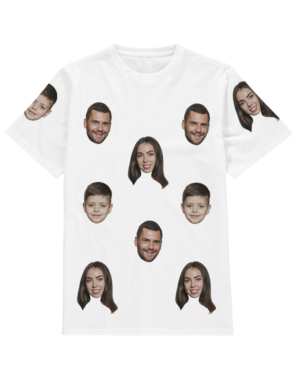 family face t shirt Personalized