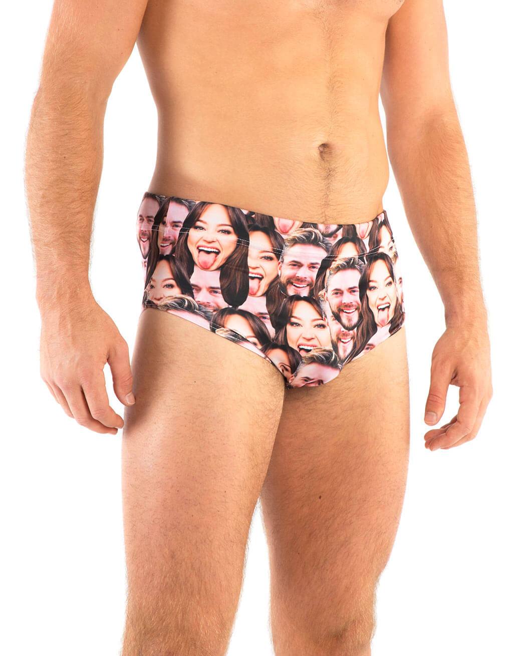 personalized swim trunks