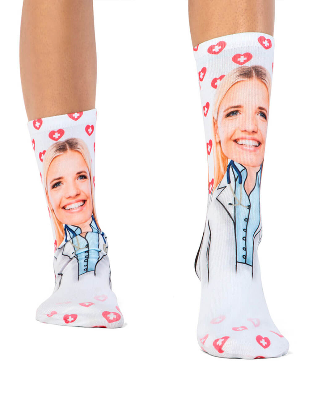 Female Doctor Me Custom Socks
