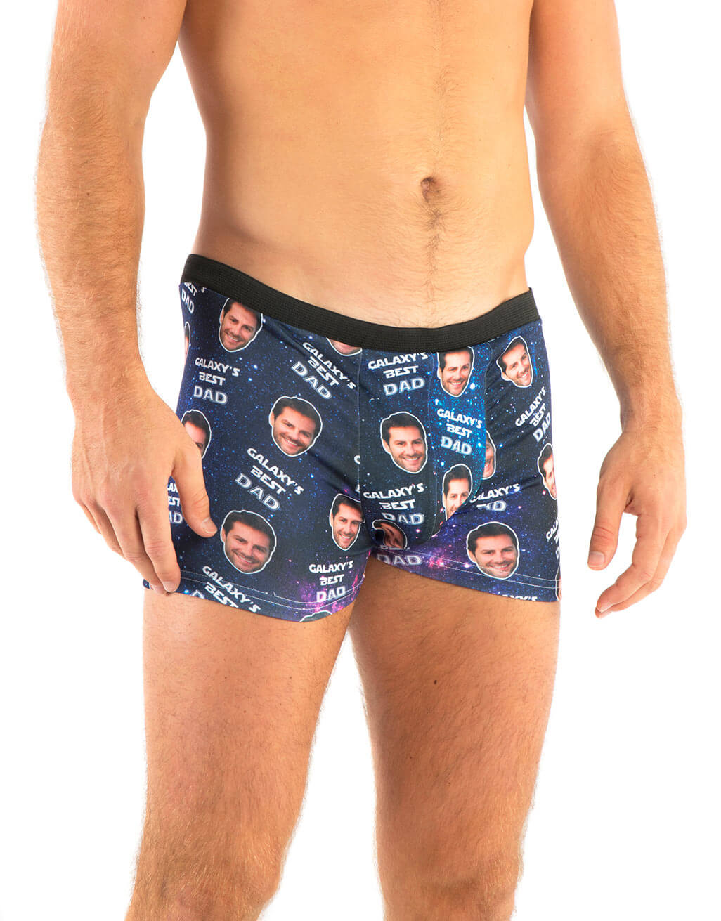 Galaxy's Best Dad Custom Boxers