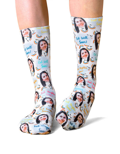 Get Well Soon Custom Socks