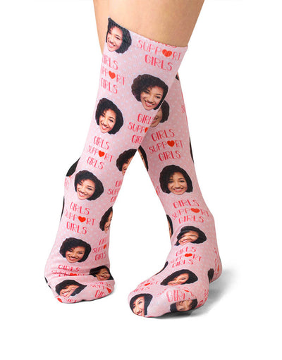 Girls Support Custom Socks