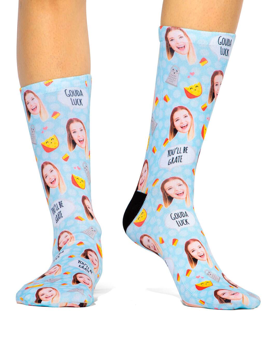 Gouda Luck Custom Socks