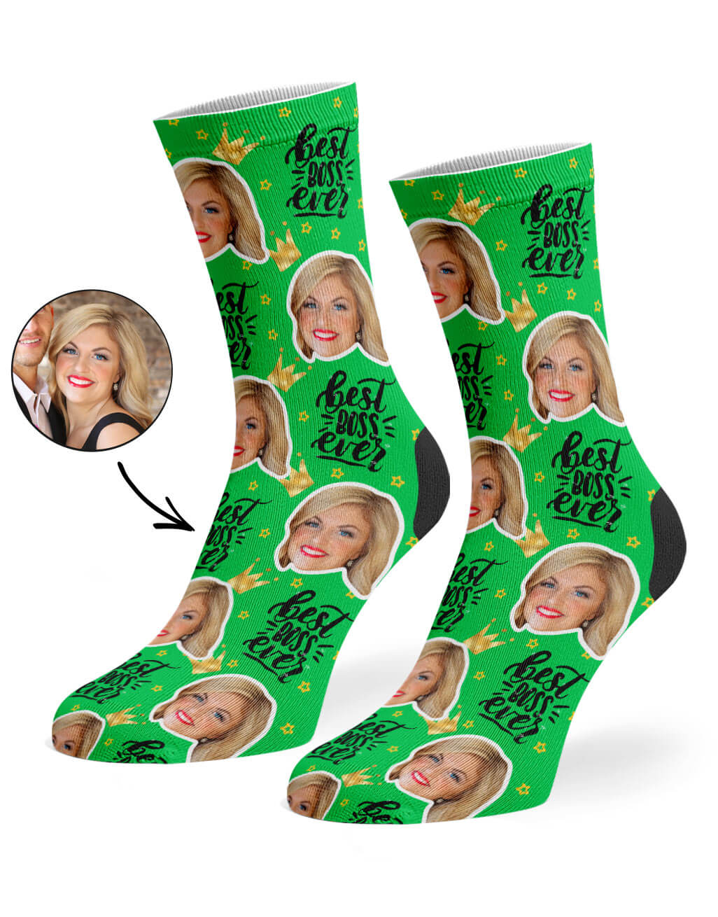 Best Boss Ever Custom Socks