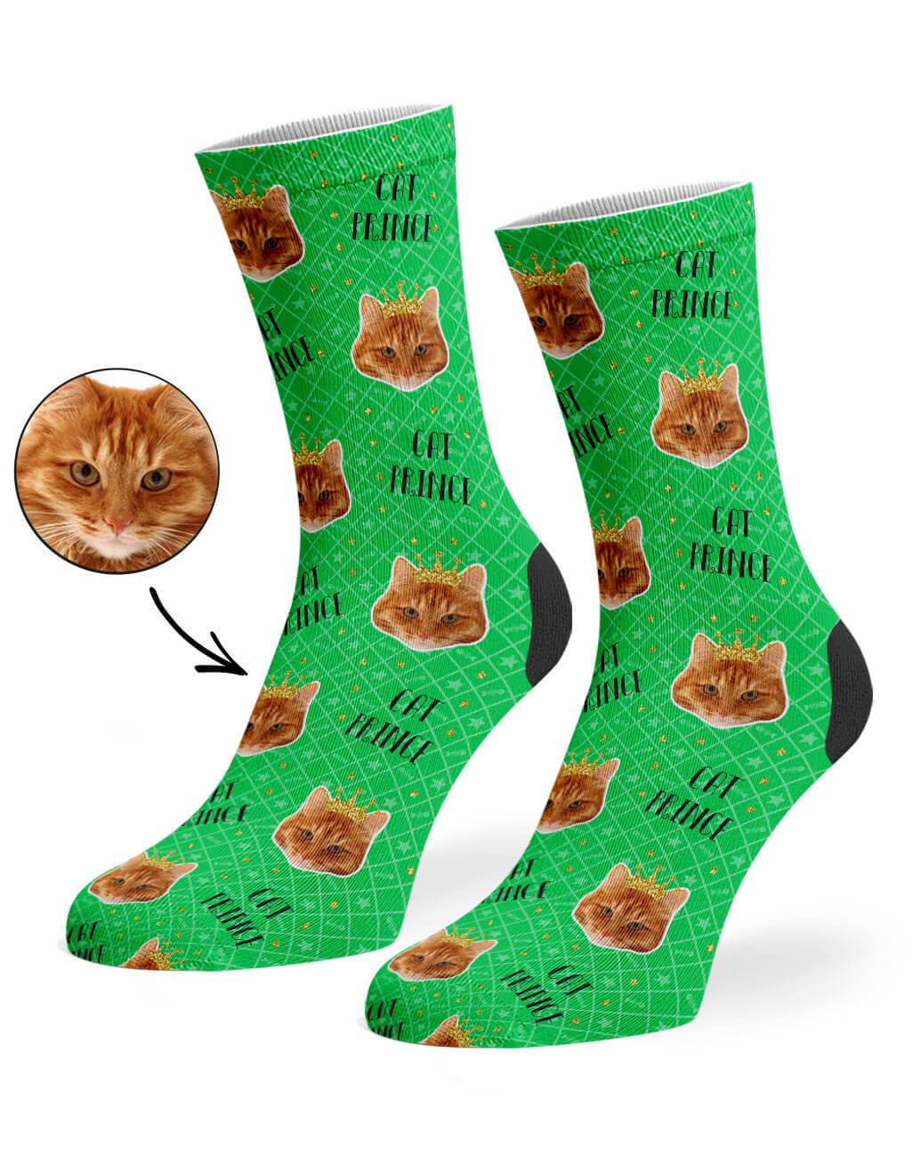 Cat Prince Custom Socks