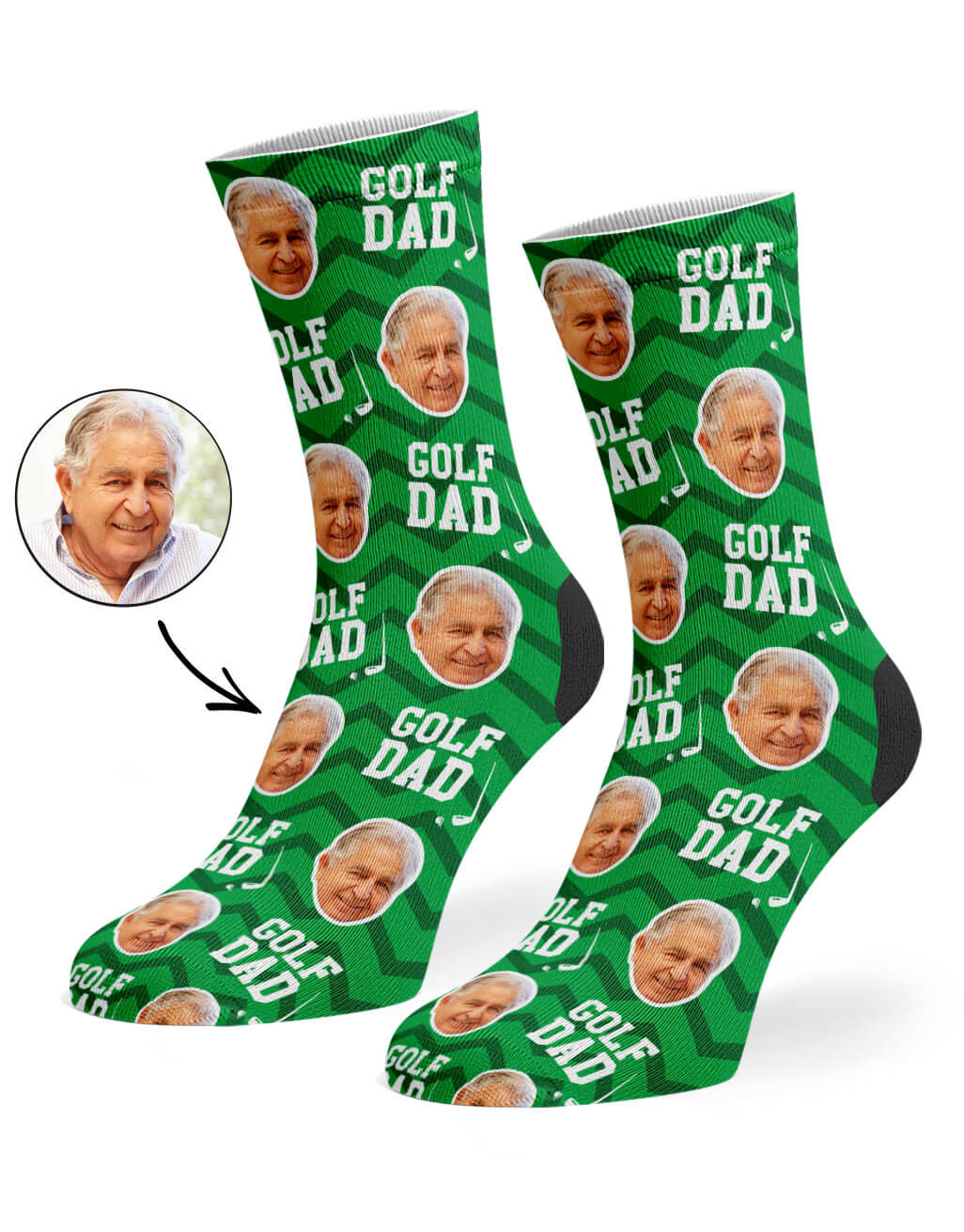 Golf Dad Custom Socks