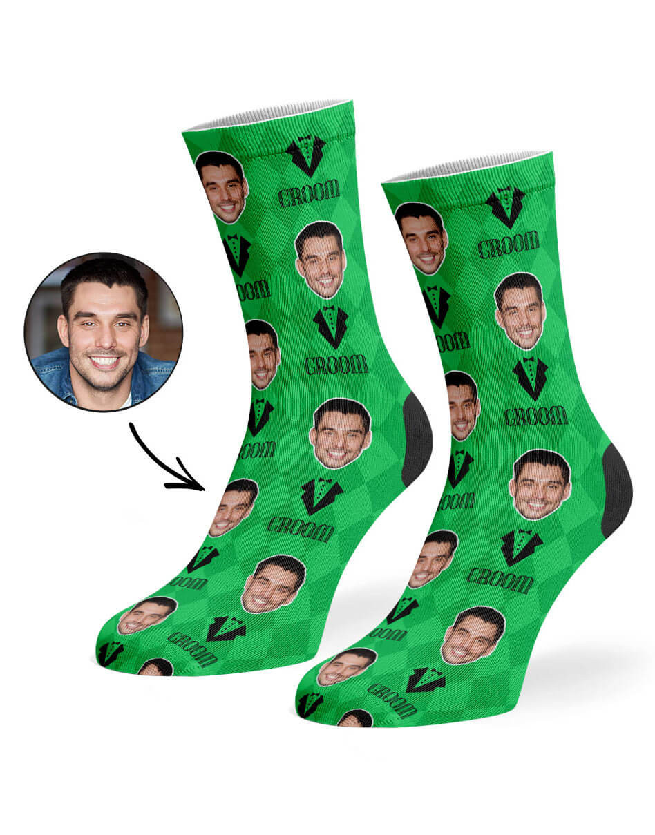 Groom Custom Socks