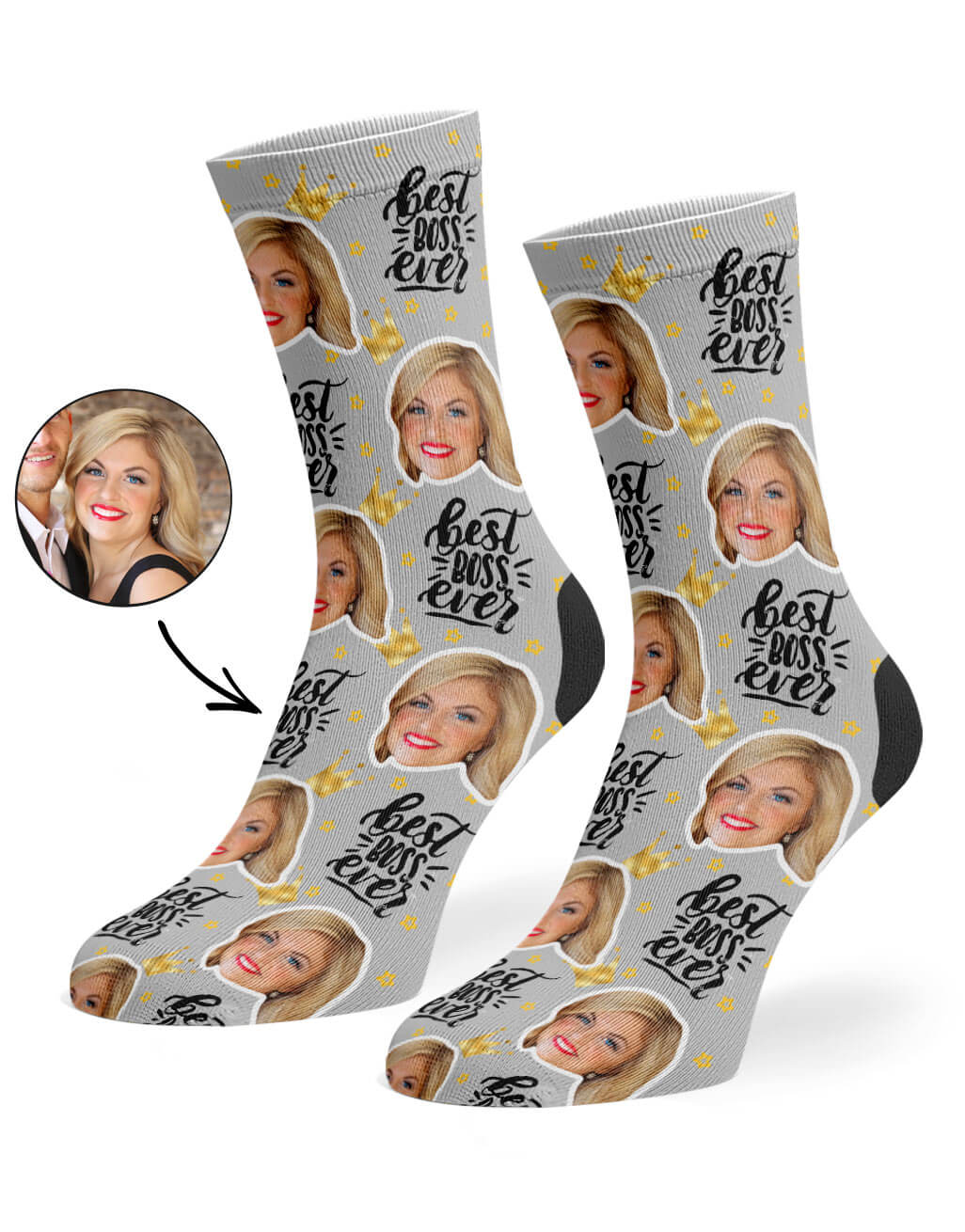Best Boss Ever Custom Socks