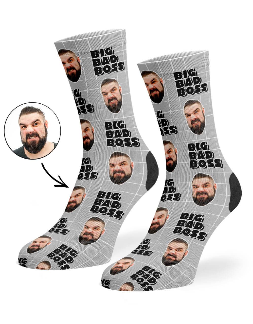 Big Bad Boss Custom Socks
