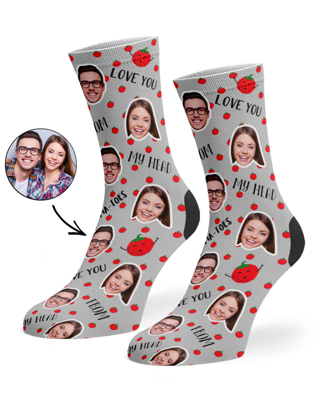 Head To-Ma-Toes Custom Socks