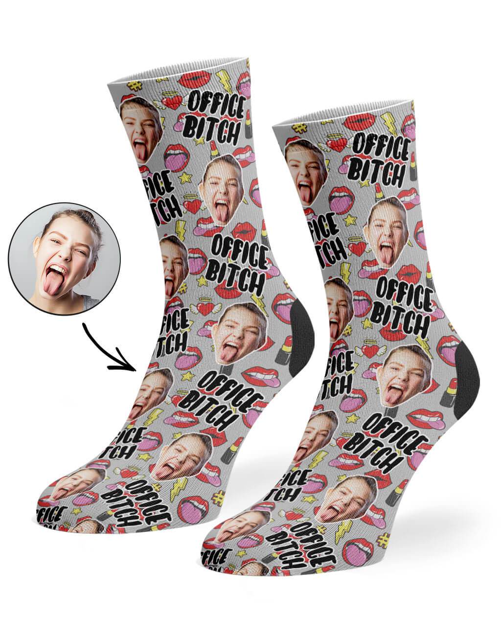 Office Bitch Custom Socks