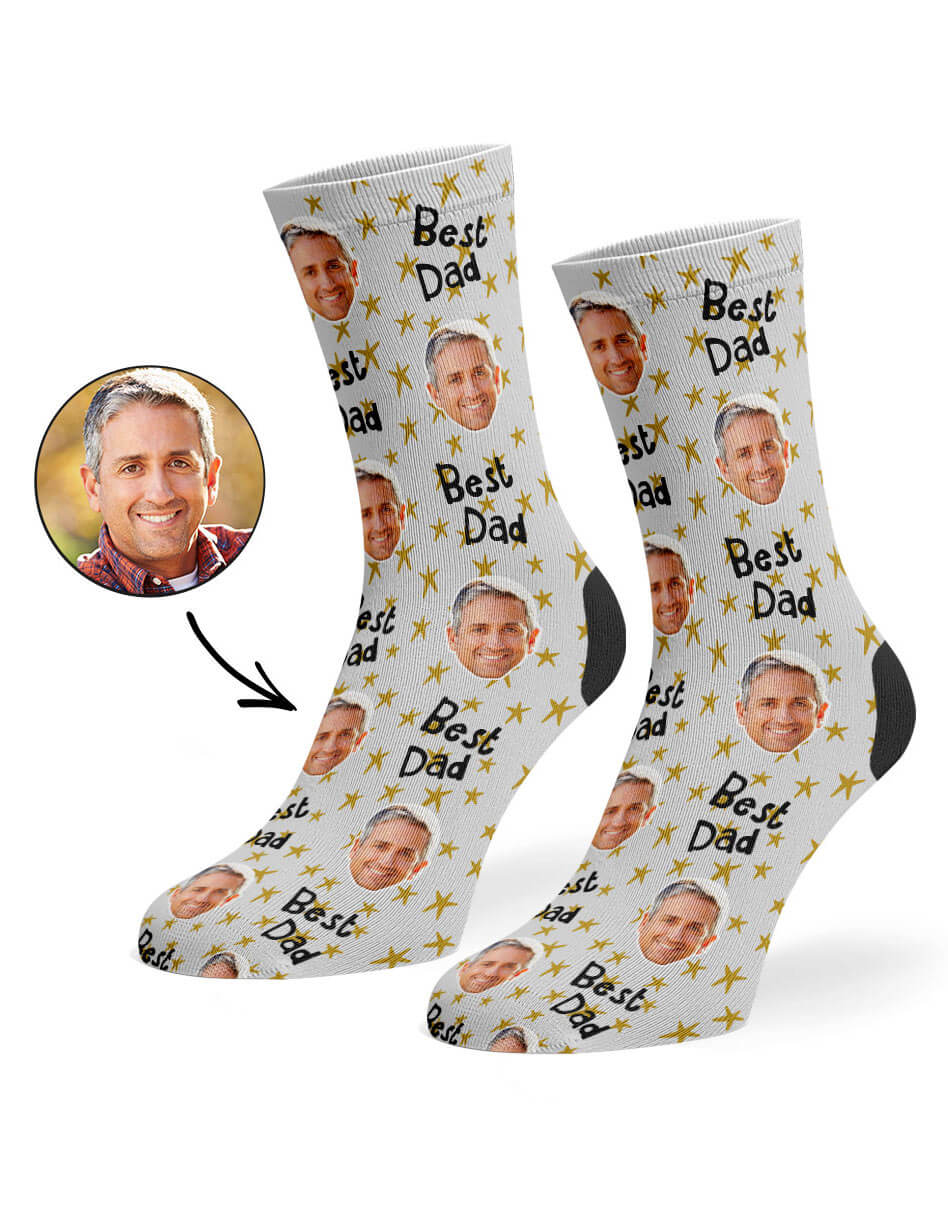 Best Star Dad Custom Socks
