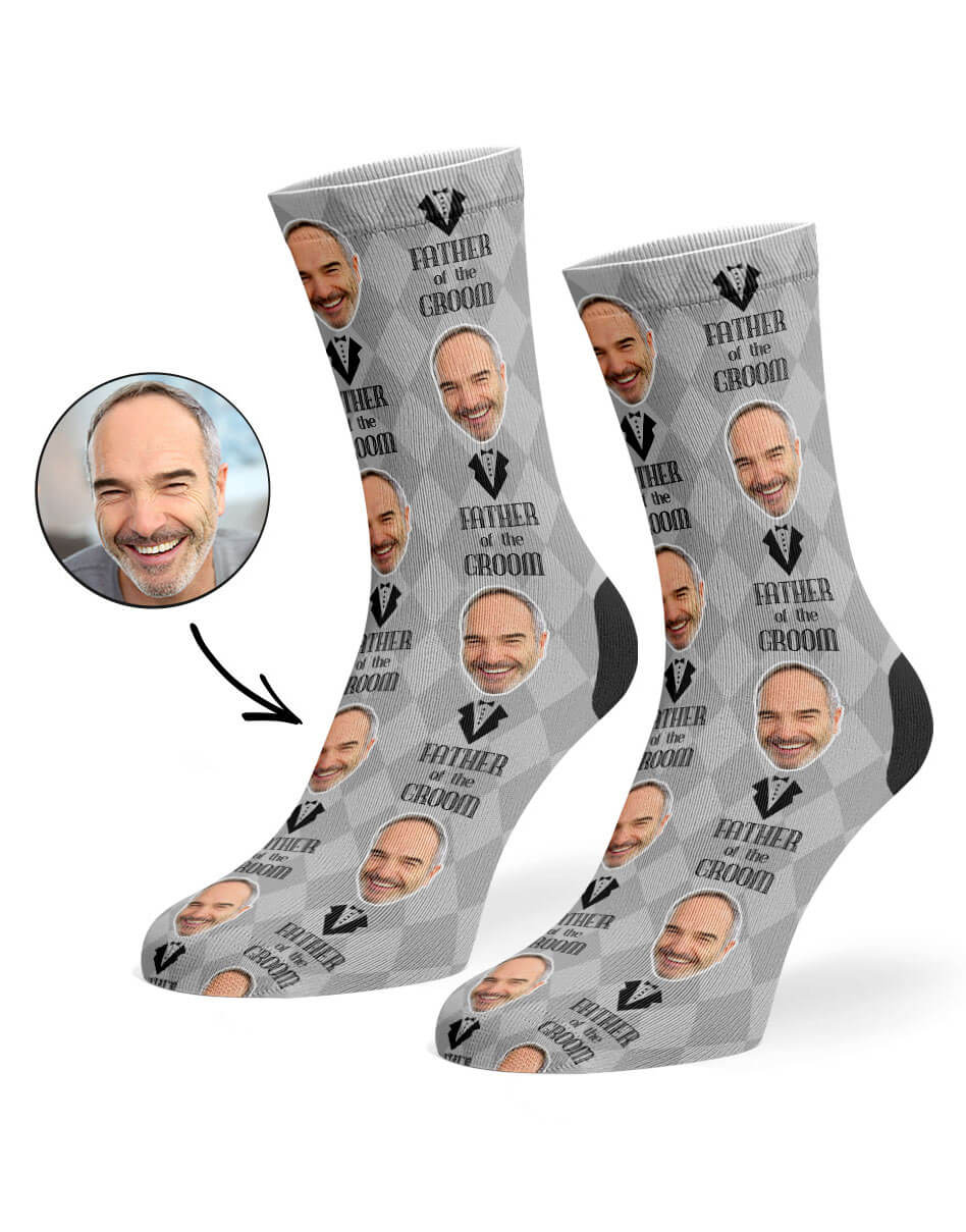 Father Of The Groom Custom Socks