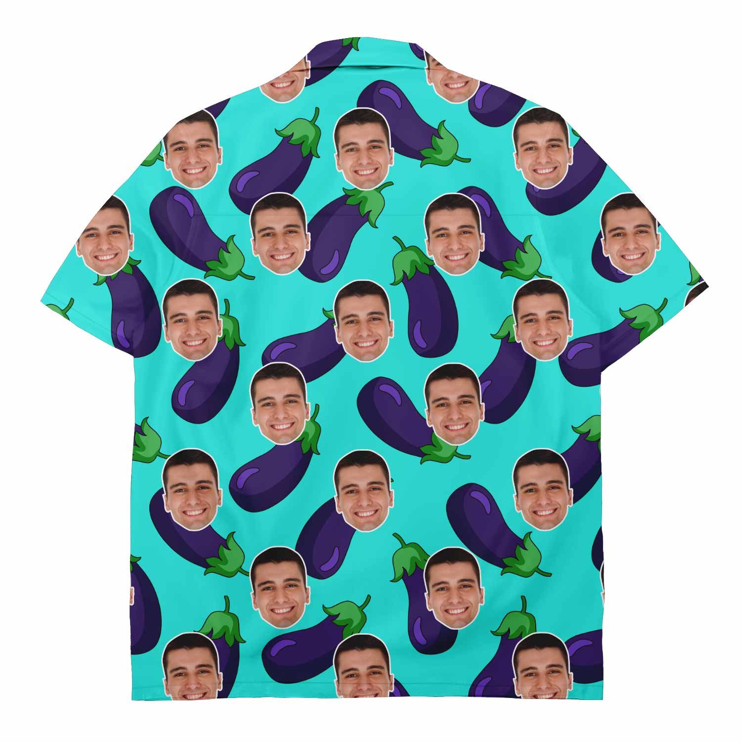 Eggplant emoji Hawaiian face Shirt