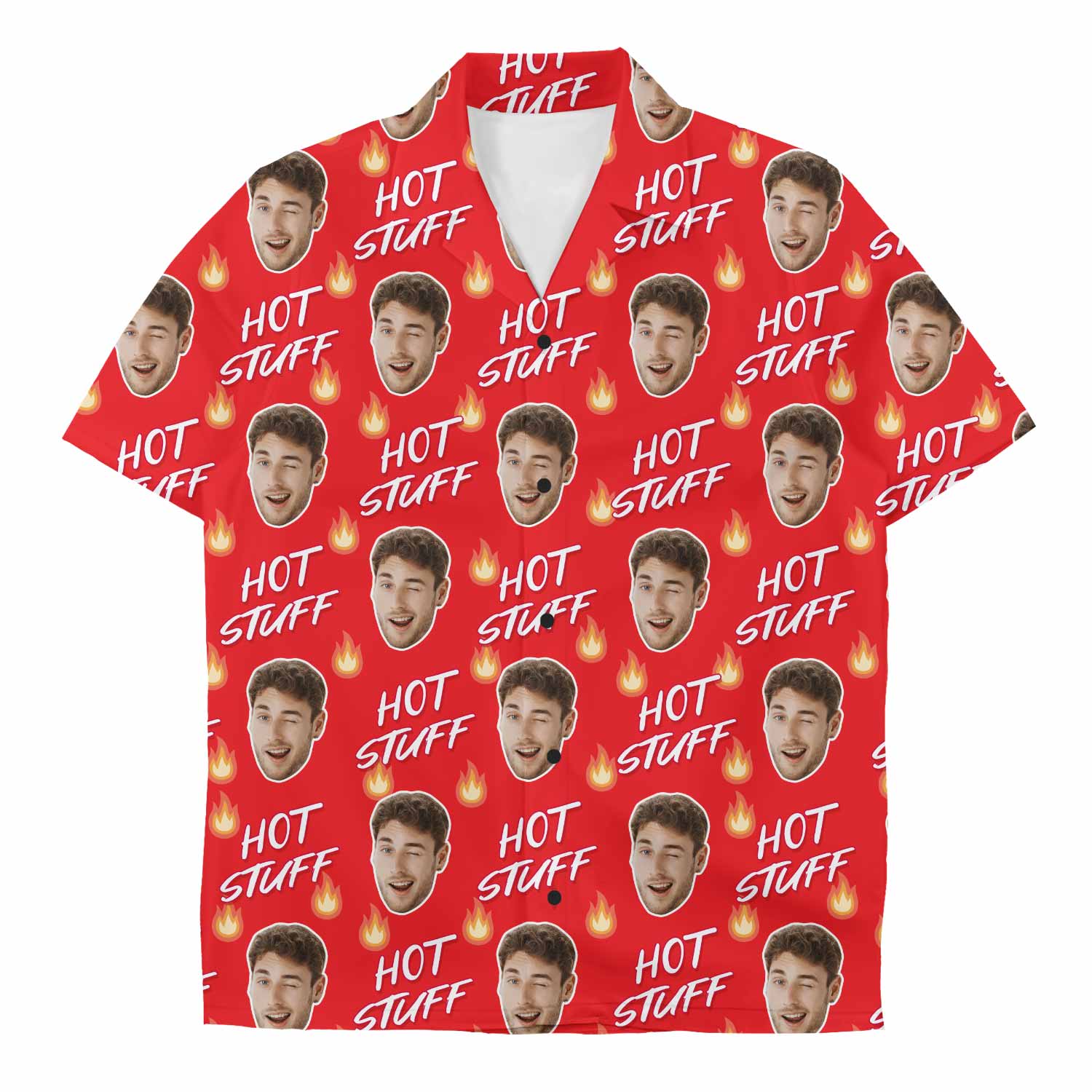 Hot Stuff Custom Hawaiian Shirt