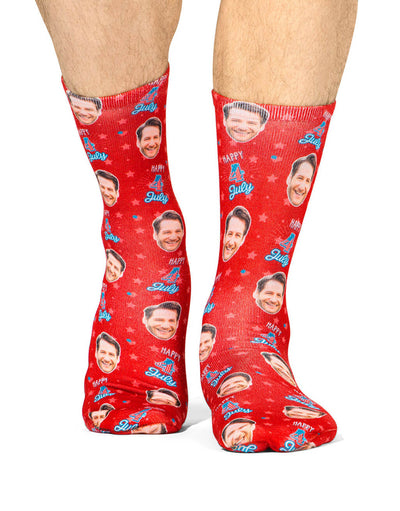 Happy 4th July Custom Socks