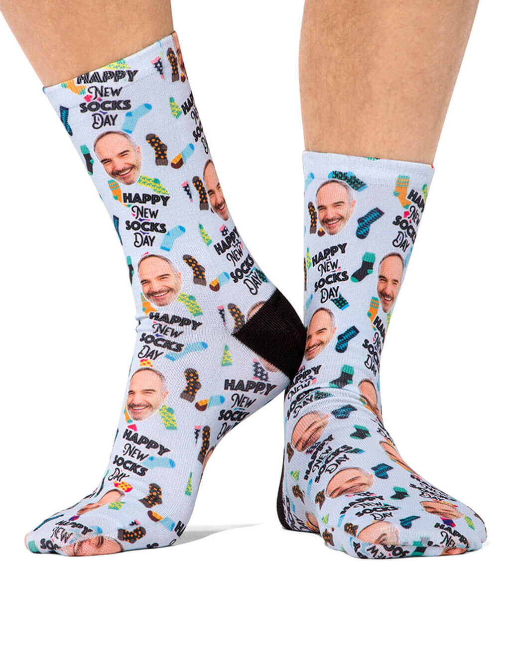 Happy New Custom Socks Day Custom Socks
