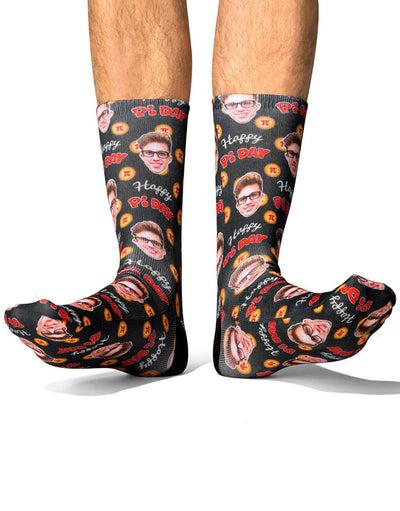 Happy Pi Day Custom Socks