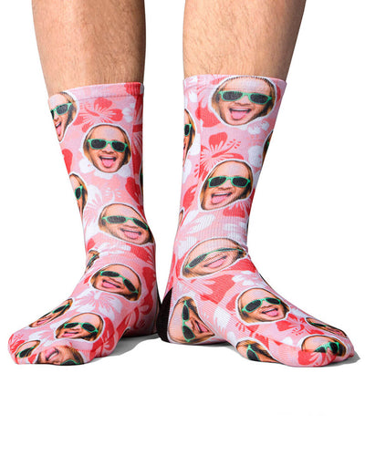 Hawaiian Face Custom Socks