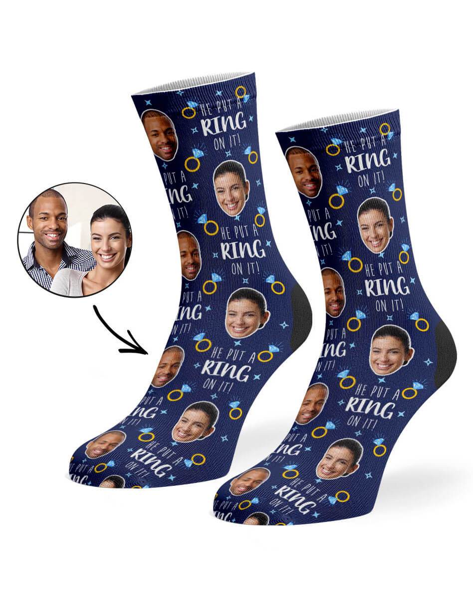 He Put A Ring On It Custom Socks