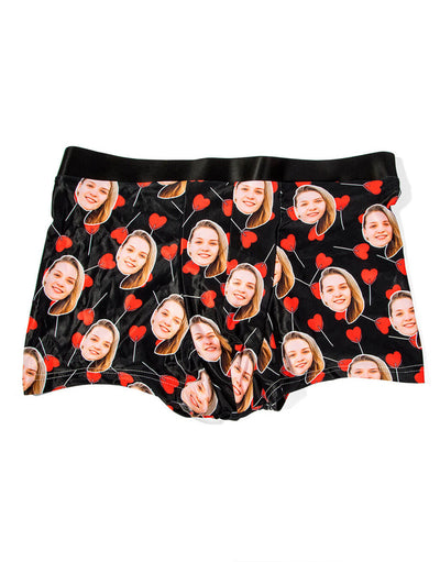 Heart Lollipops Custom Boxer