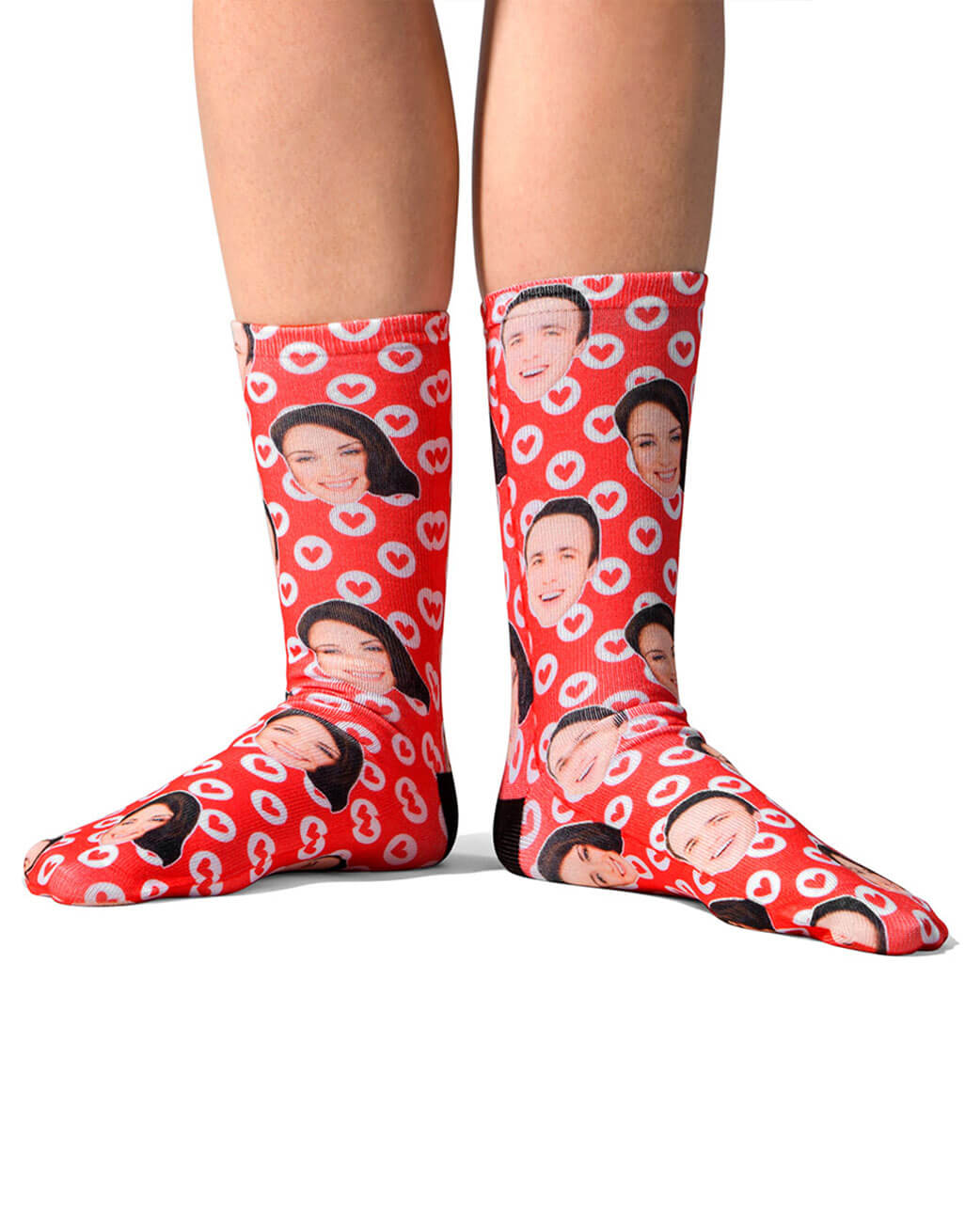Circle Hearts Custom Socks