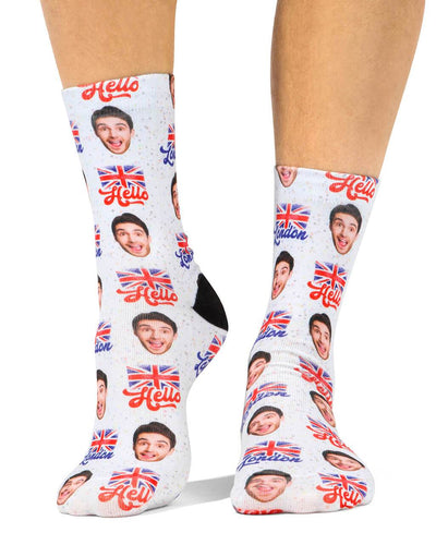 Hello London Custom Socks