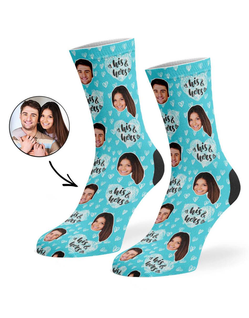 His & Hers Custom Socks