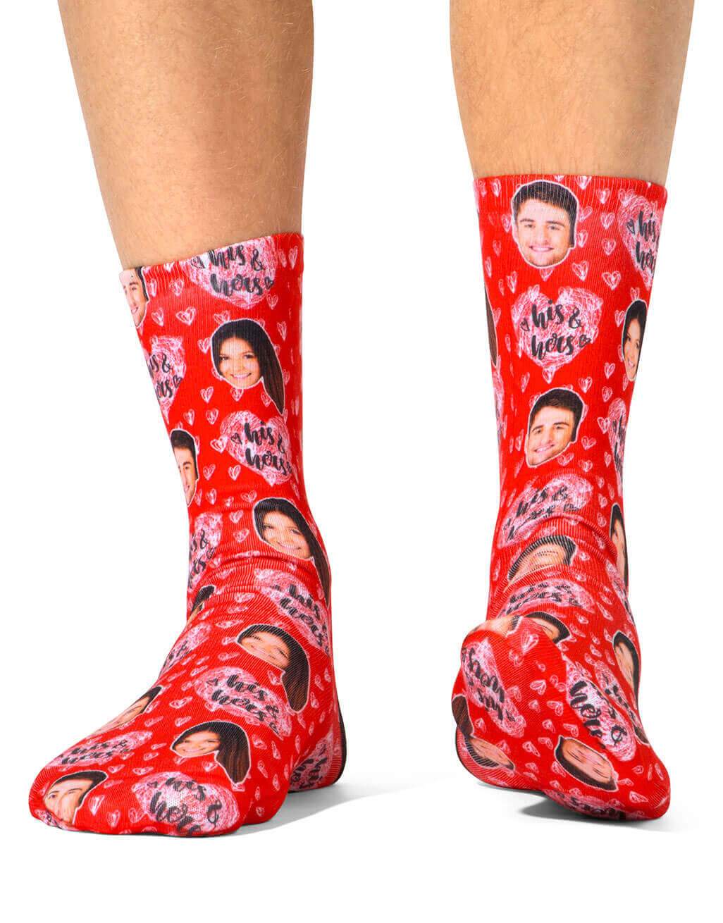 His & Hers Custom Socks