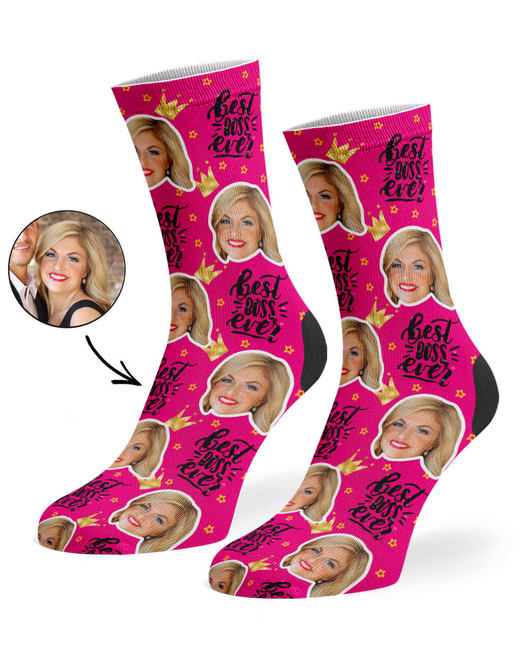 Best Boss Ever Custom Socks