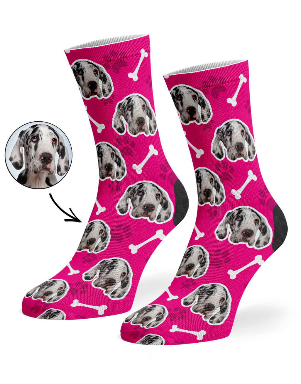 dog personalized socks