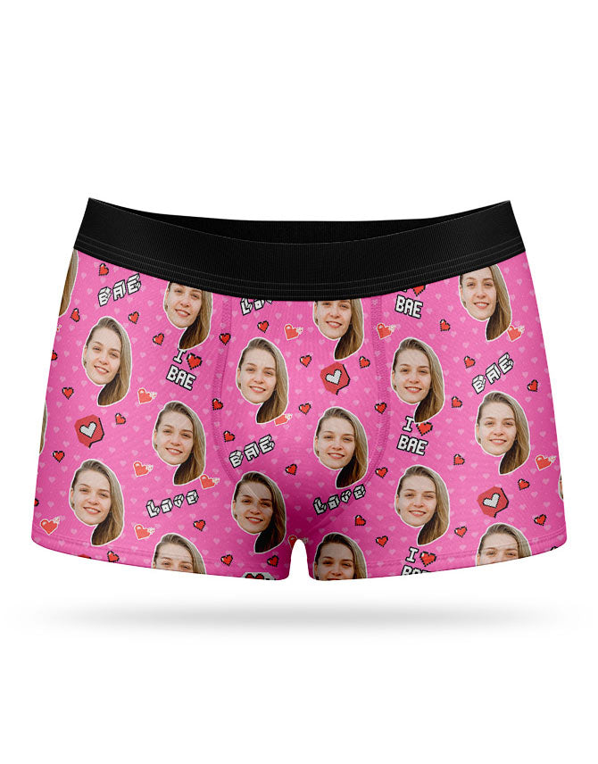 I Love Bae Custom Boxers
