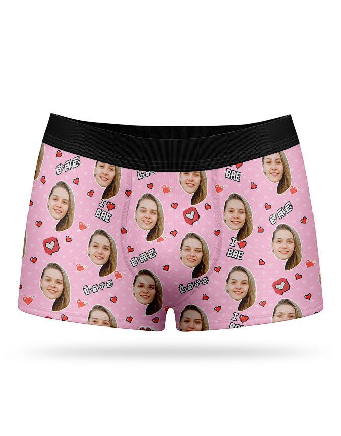 I Love Bae Custom Boxers