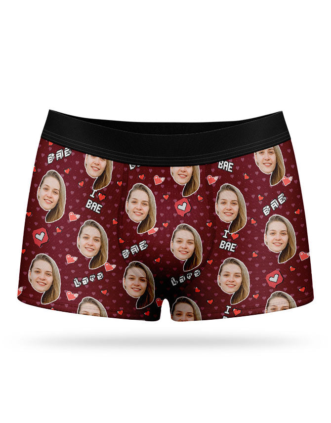 I Love Bae Custom Boxers