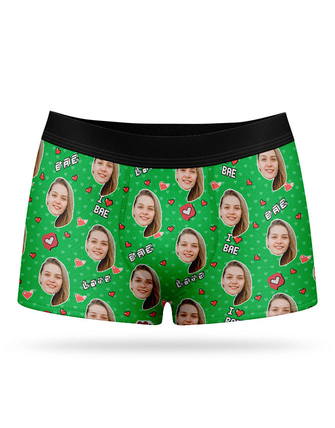 I Love Bae Custom Boxers