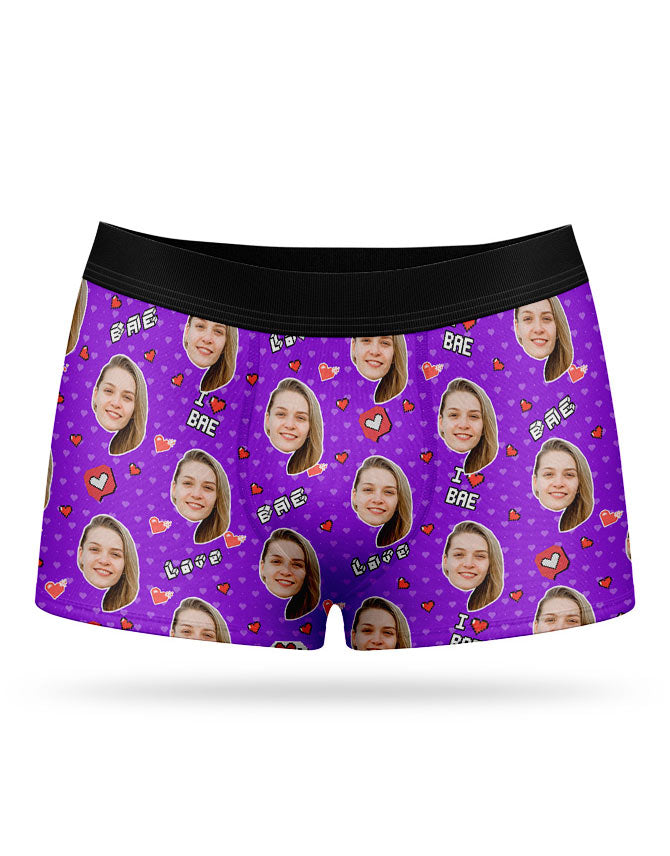 I Love Bae Custom Boxers