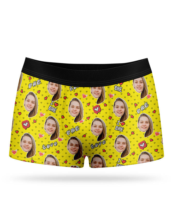 I Love Bae Custom Boxers