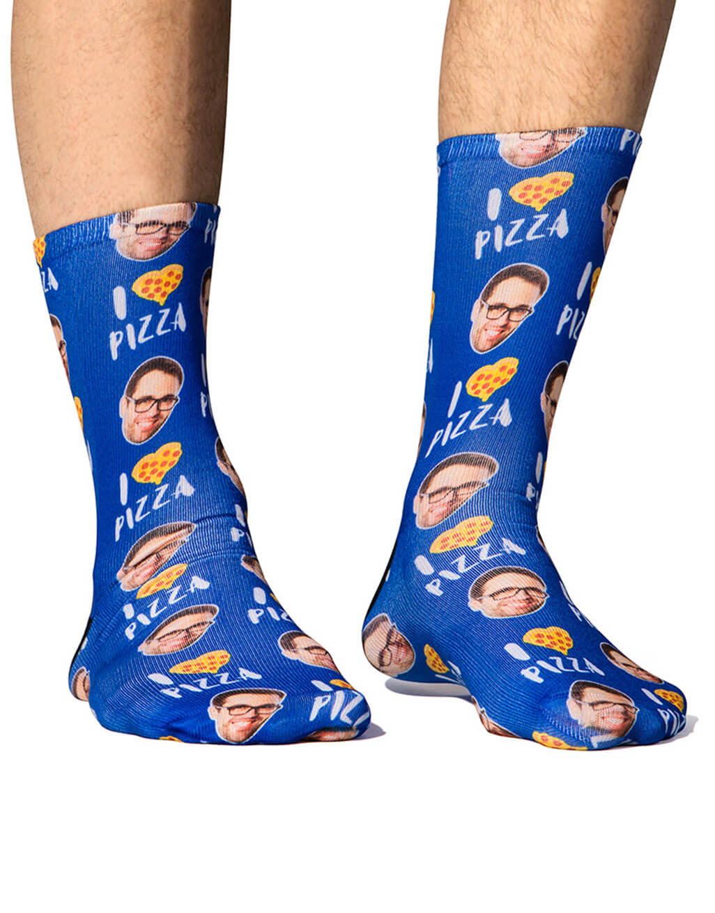 I Love Pizza Custom Socks