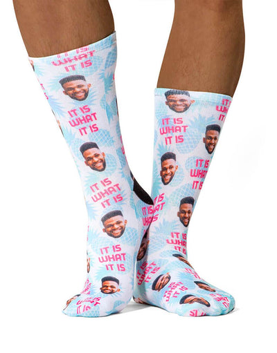 It Is What It Is Custom Socks