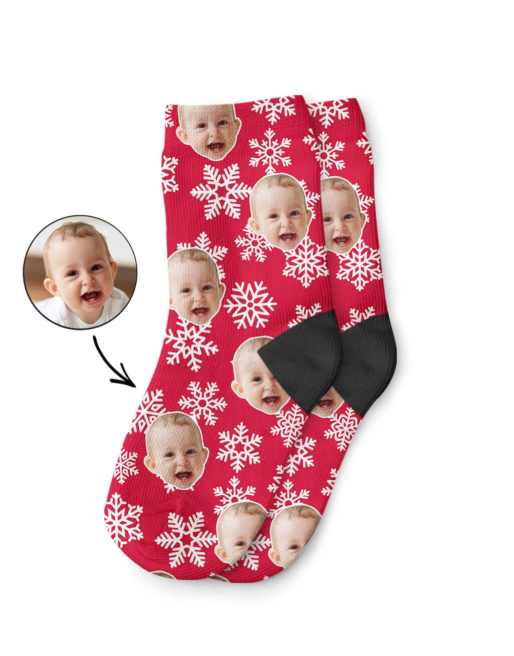 Christmas Snowflake Kids Socks