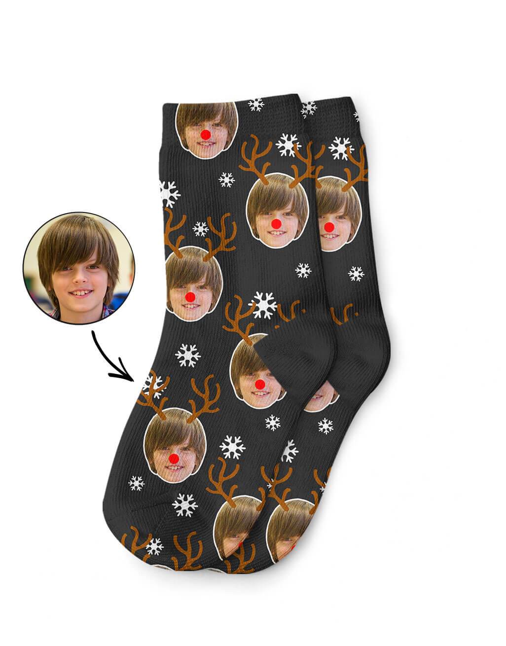 Reindeer Me Kids Socks
